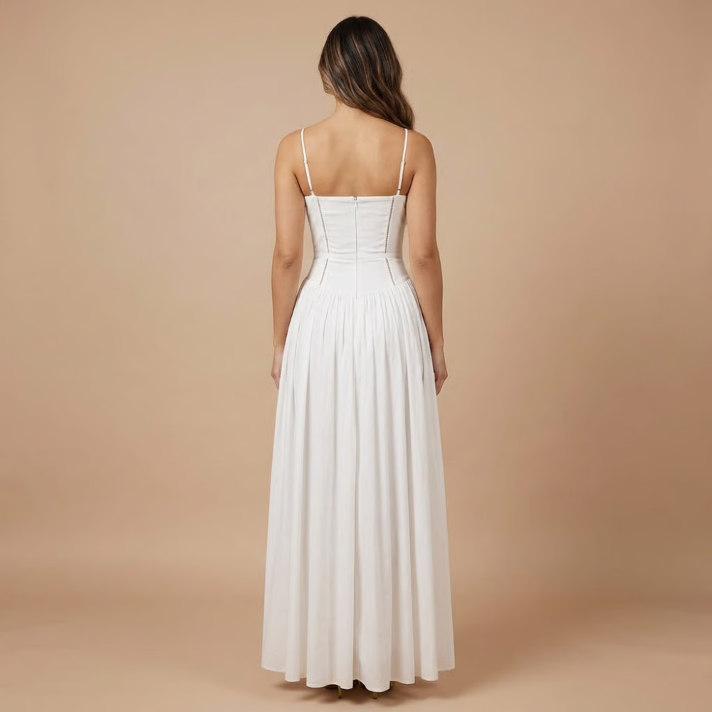 Women's Wedding Guest Floral Straight Neck Midi Dress - product image 9