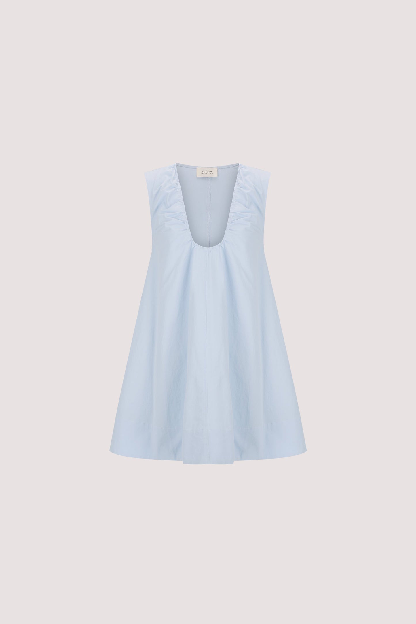 Cotton Baby Mini Dress - Cornflower