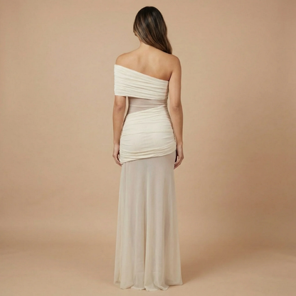 Women's Wedding Guest Off Shoulder Sheer Maxi Dress - product image 4