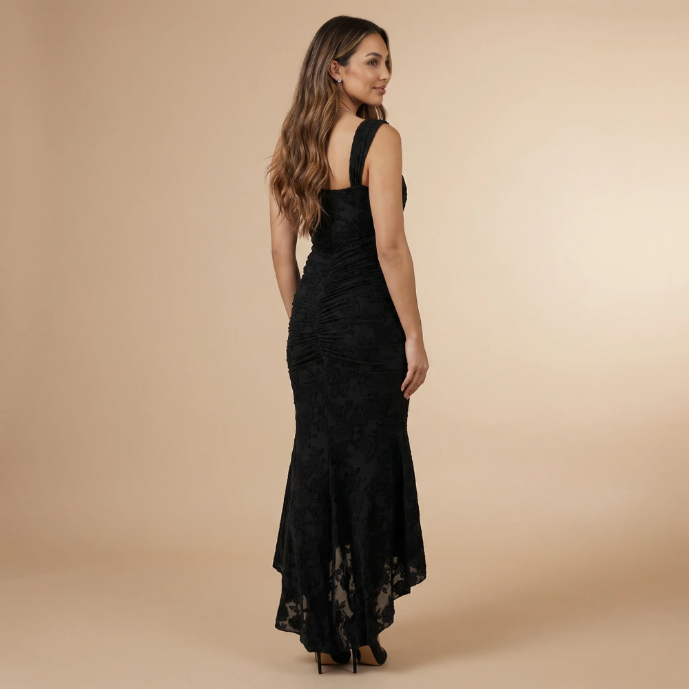 Women's Wedding Guest High Low Corset Maxi Dress - product image 7