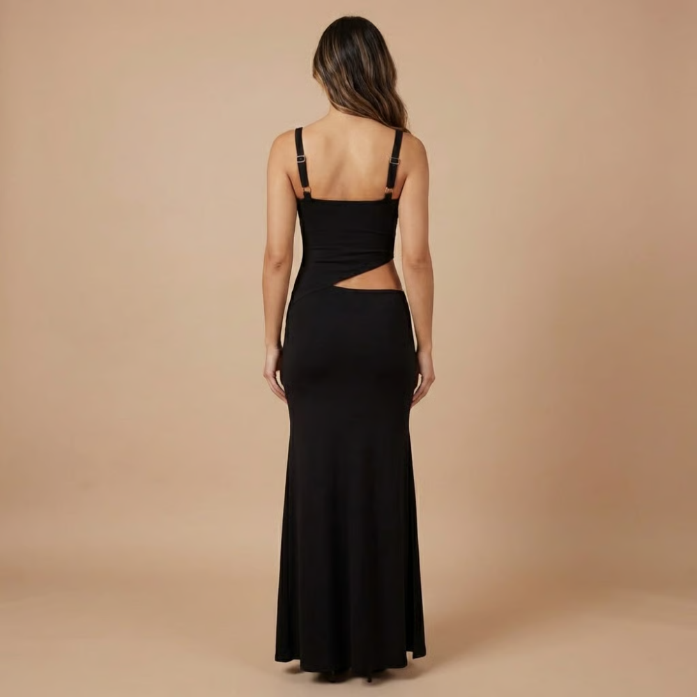 Women's Cocktail Cutout V Neck Maxi Dress - product image 9