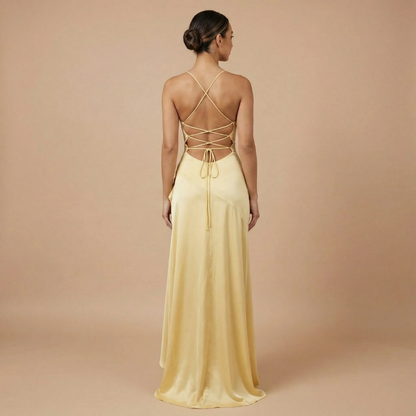 Women's Prom Cowl Neck High Low Maxi Dress - product image 12