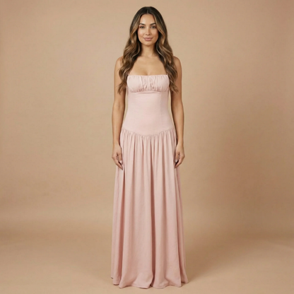 Women's Wedding Guest Ruched Bust Maxi Dress - product image 3