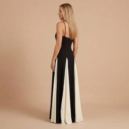 Women's Wedding Guest Colorblock Sweetheart Maxi Dress - product image 4