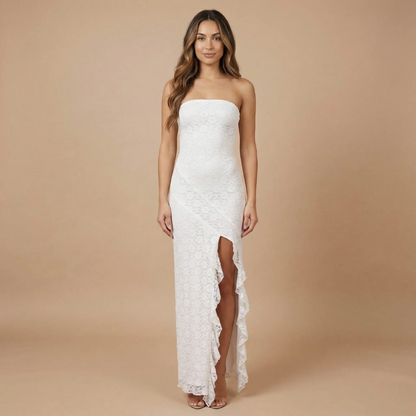 Women's Wedding Guest Strapless Floral Maxi Dress - product image 5