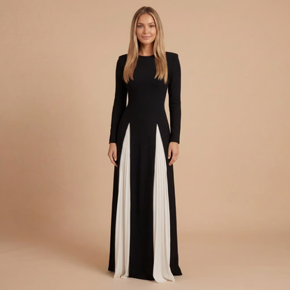 Women's Wedding Guest Colorblock Sweetheart Maxi Dress - product image 2