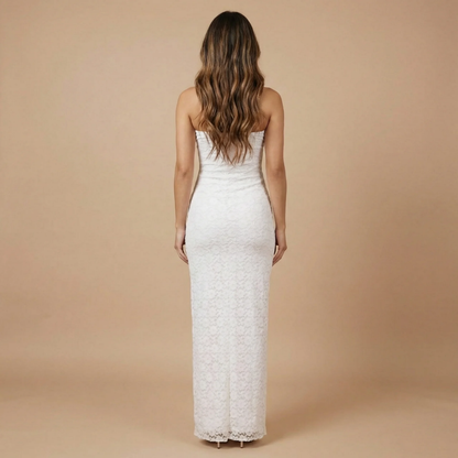 Women's Wedding Guest Strapless Floral Maxi Dress - product image 10