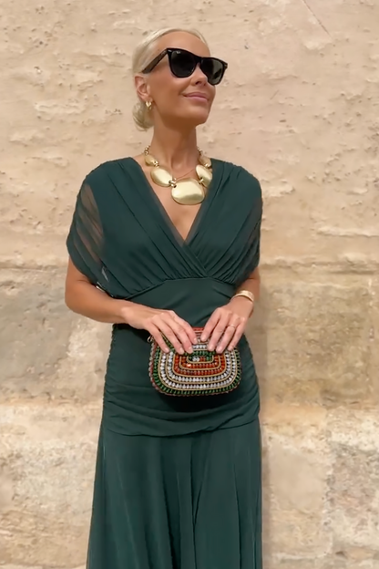 Women's Cocktail Off Shoulder Floral Maxi Dress