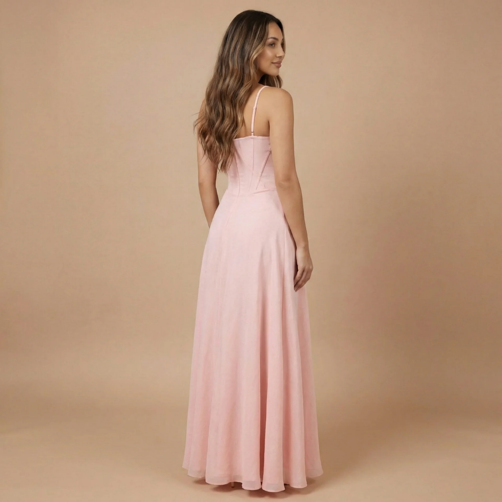 Women's Wedding Guest Floral Corset Maxi Dress - product image 5