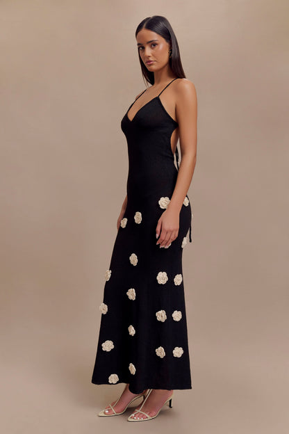 Women's Wedding Guest Floral V Neck Maxi Dress - product image 3