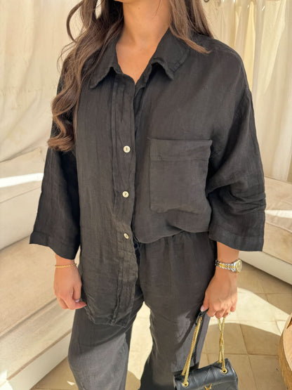 Women's Summer Oversized Button Down Shirt and Pants Set - product image 10