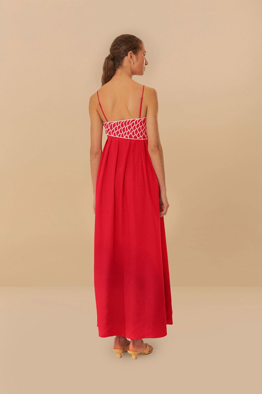 Women's Summer Fish Print Spaghetti Strap Maxi Dress - product image 5