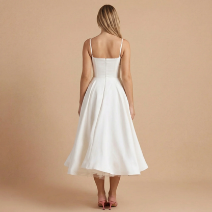 Women's Cocktail Sweetheart Neck Fit and Flare Midi Dress - product image 16
