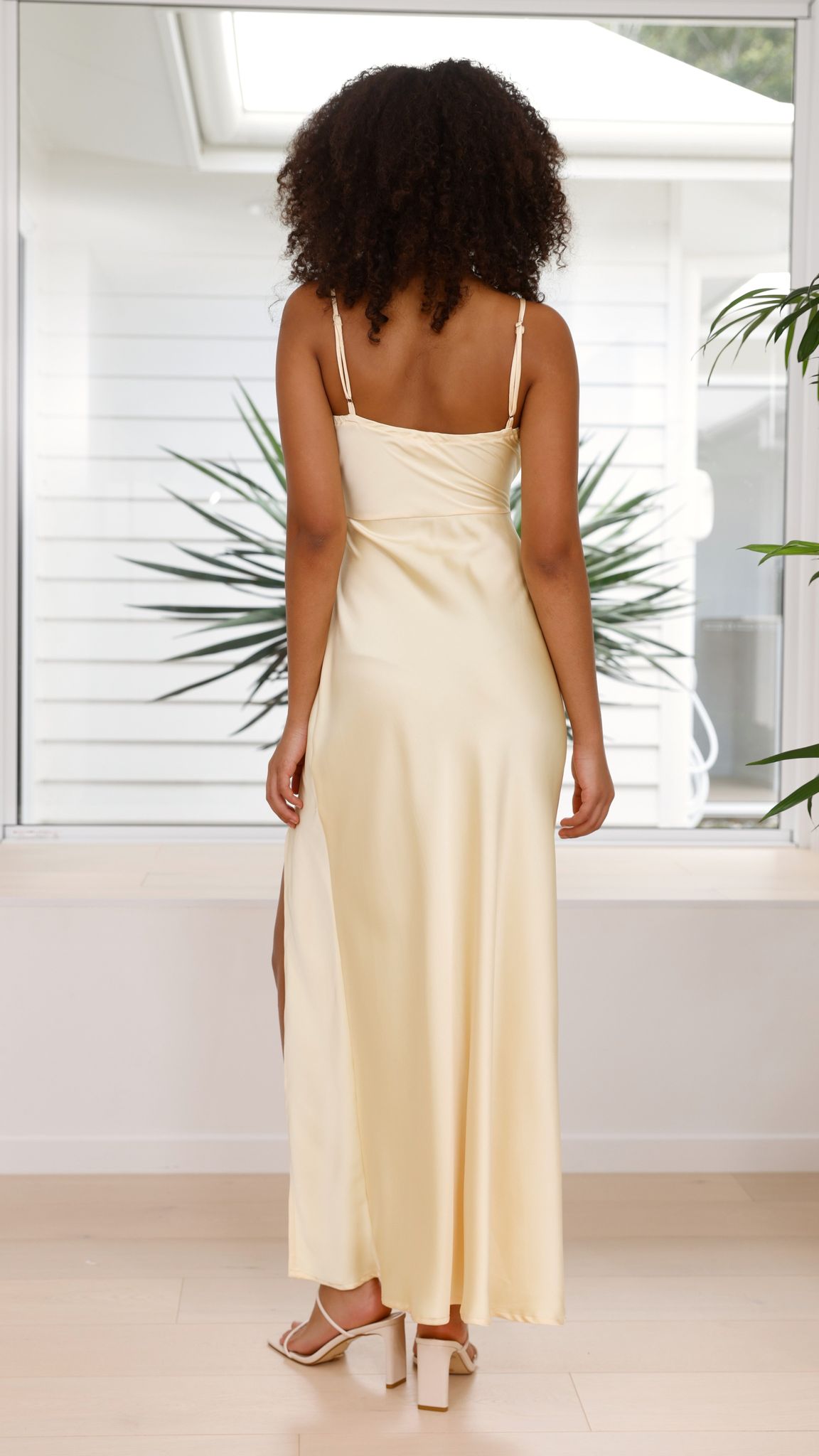 Ilana Maxi Dress - Lemon - Billy J