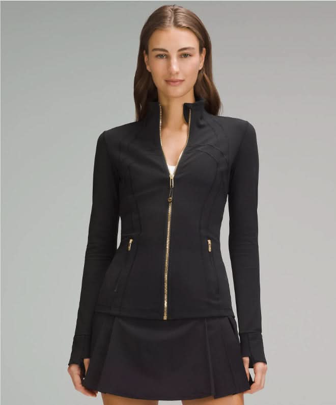 Women's Athleisure High Neck Zip Up Jacket With Pockets - product image 1