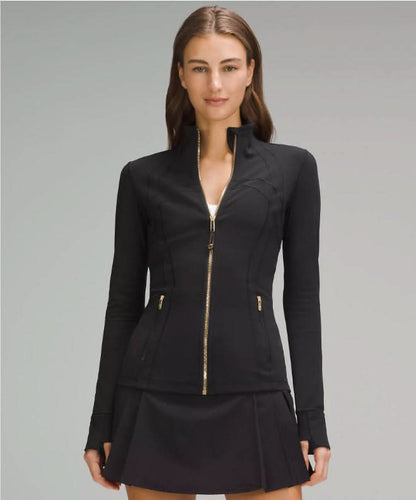 Women's Athleisure High Neck Zip Up Jacket With Pockets - product image 1