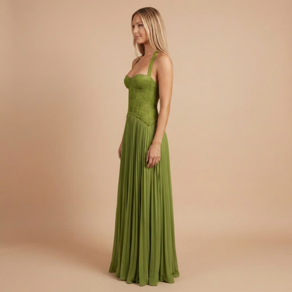 Women's Formal Sweetheart Pleated Maxi Dress - product image 2