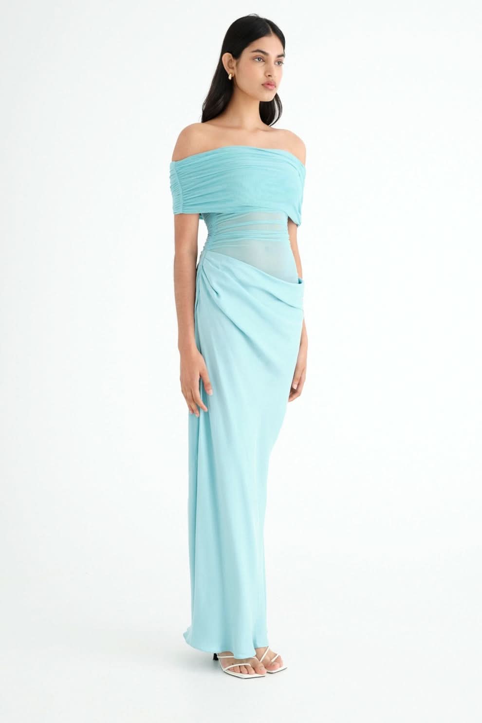 Women's Wedding Guest Off Shoulder Maxi Dress - product image 8
