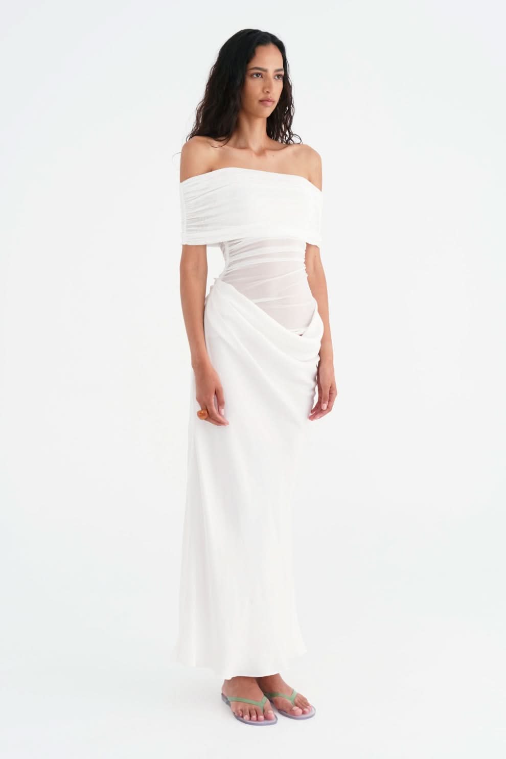 Women's Wedding Guest Off Shoulder Maxi Dress - product image 12