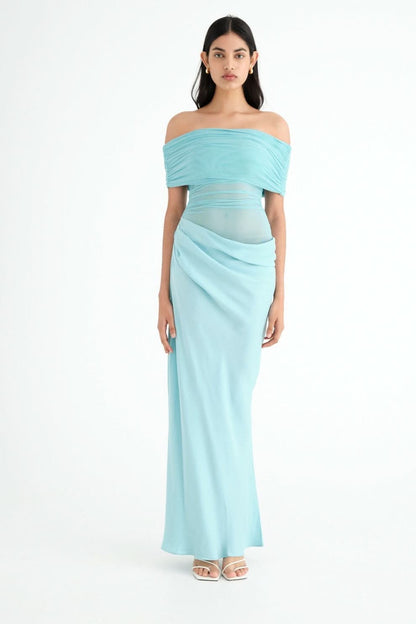 Women's Wedding Guest Off Shoulder Maxi Dress - product image 14