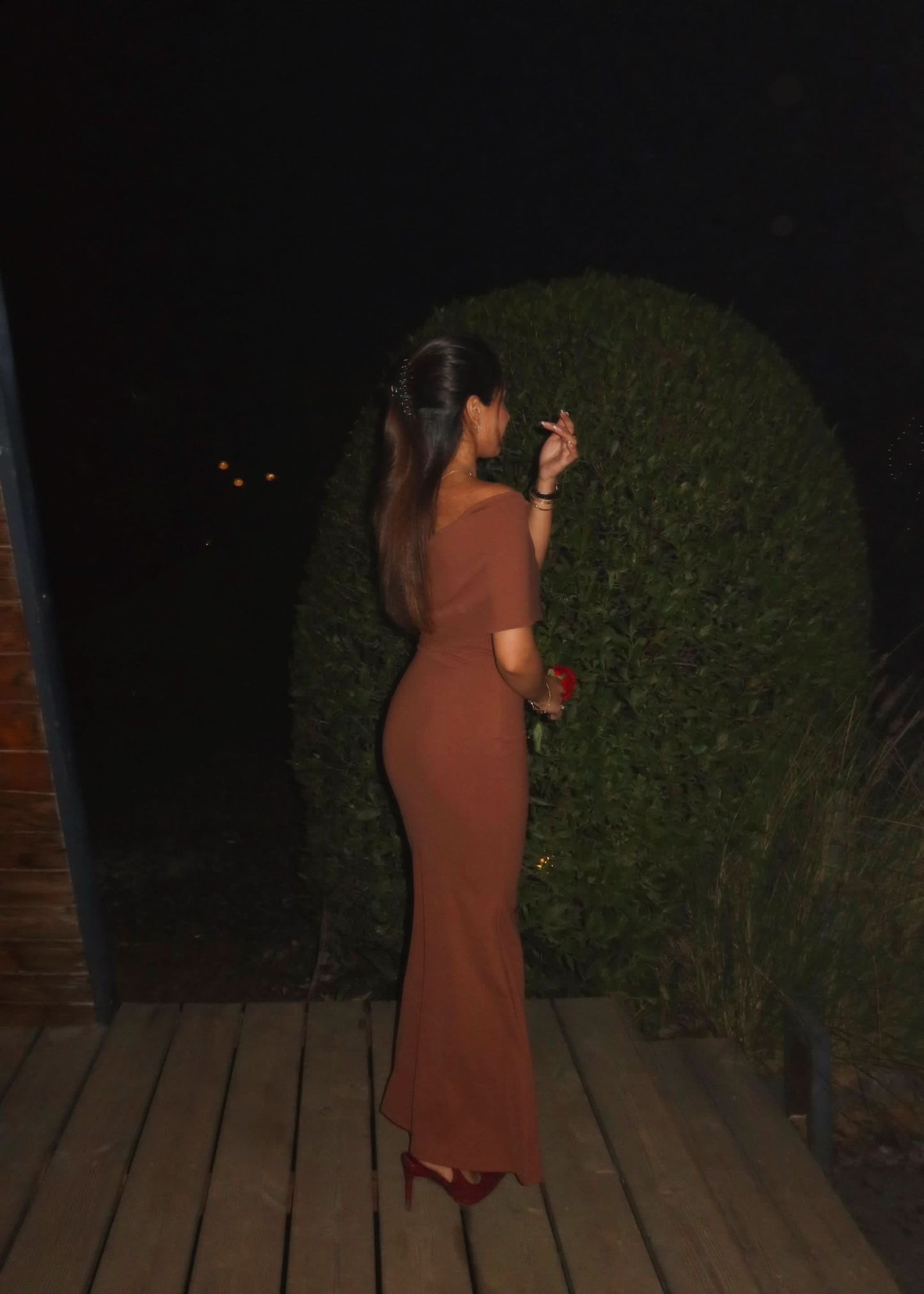 Women's Formal One Shoulder Maxi Bodycon Dress - product image 5