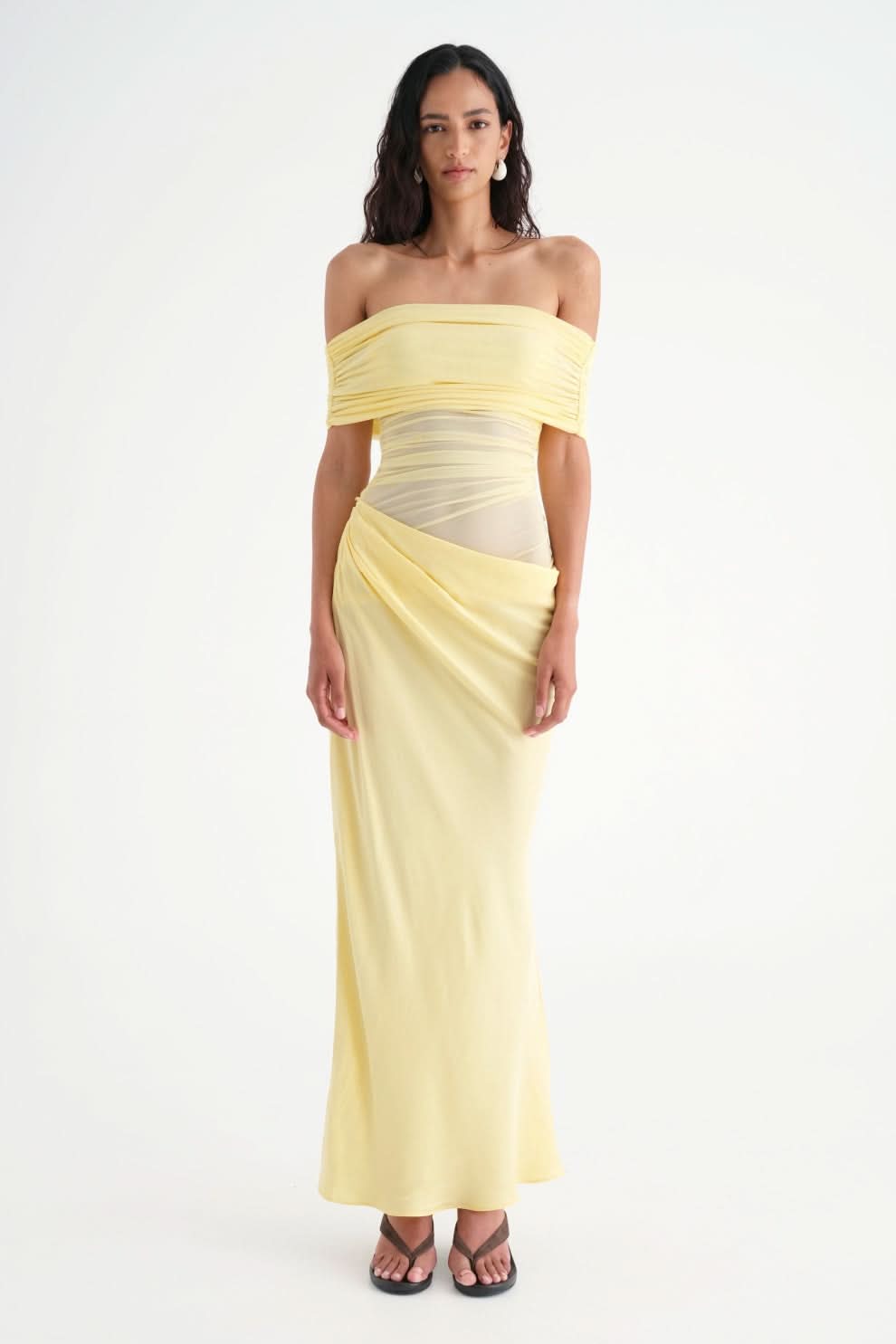 Women's Wedding Guest Off Shoulder Maxi Dress - product image 1