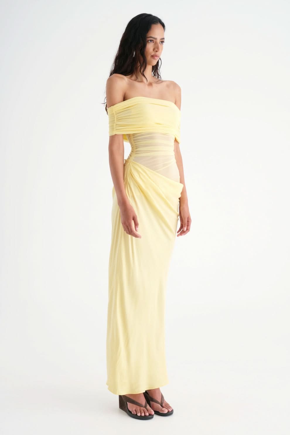 Women's Wedding Guest Off Shoulder Maxi Dress - product image 3