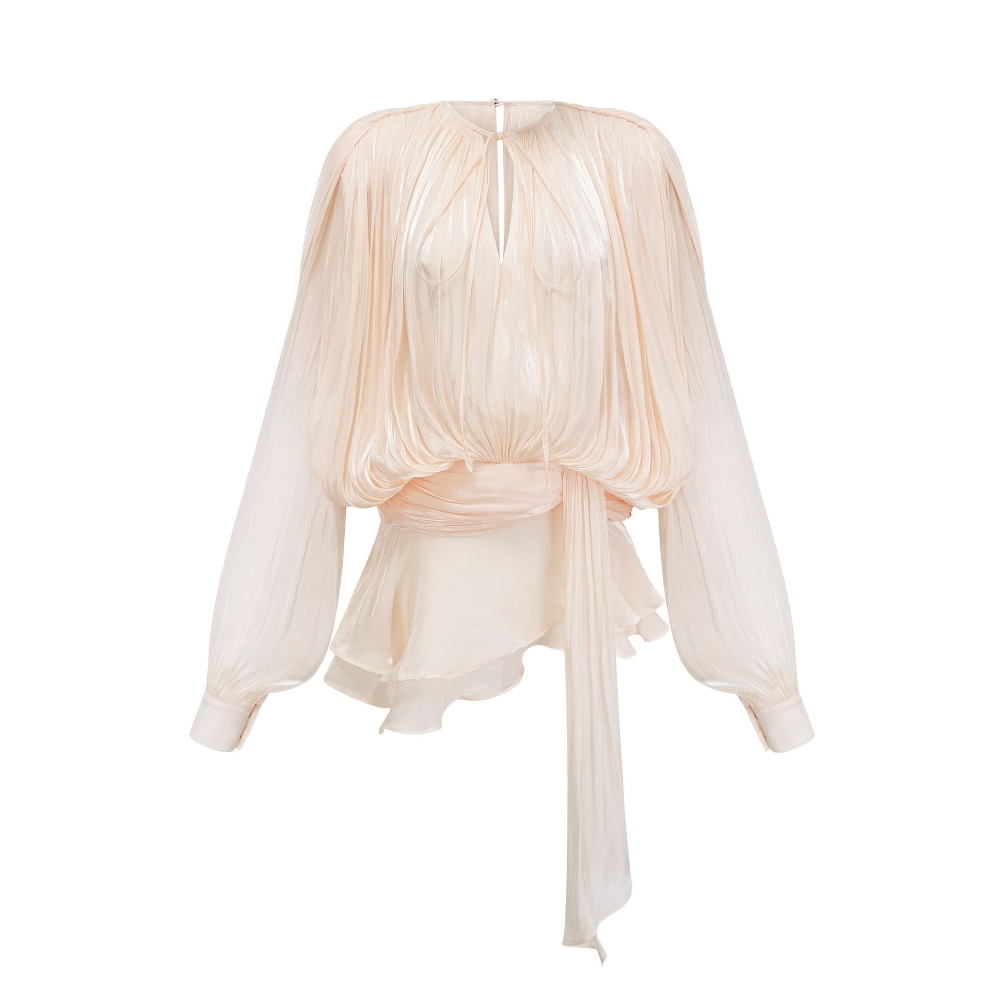 Women's Cocktail Long Sleeve Ruffled Mini Dress - product image 11