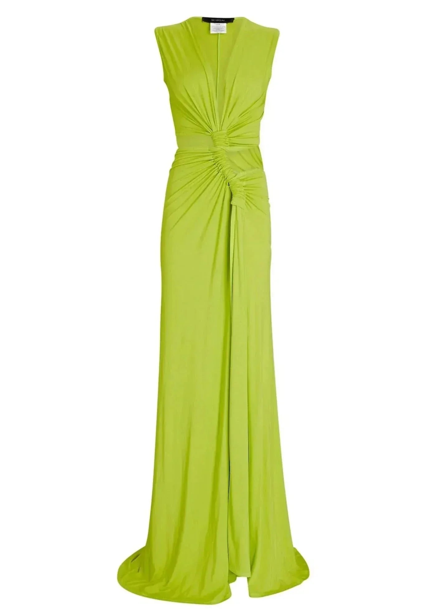 Women's Wedding Guest Cutout V Neck Slit Maxi Dress - product image 8