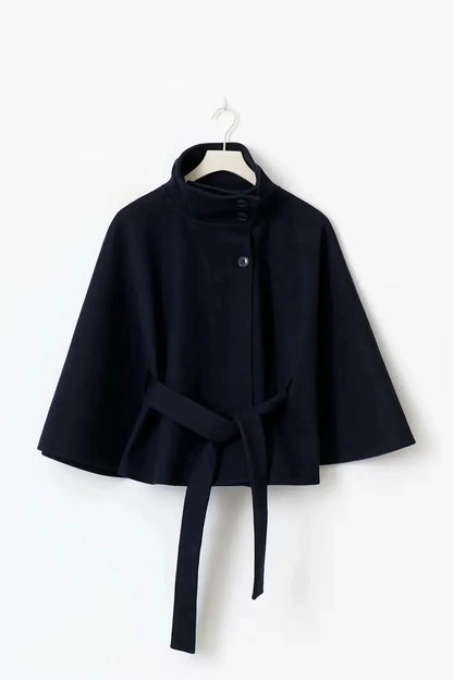 Women's Belt Cape Jacket