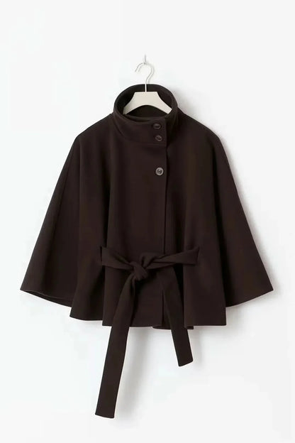 Women's Belt Cape Jacket
