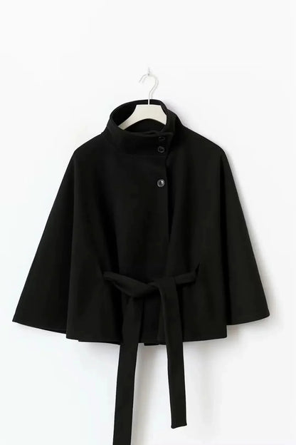 Women's Belt Cape Jacket