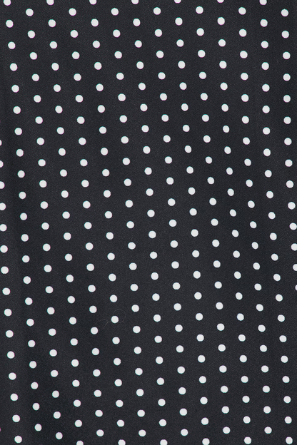 Women's Summer Polka Dot V Neck Mini Dress With Tie Front - product image 4