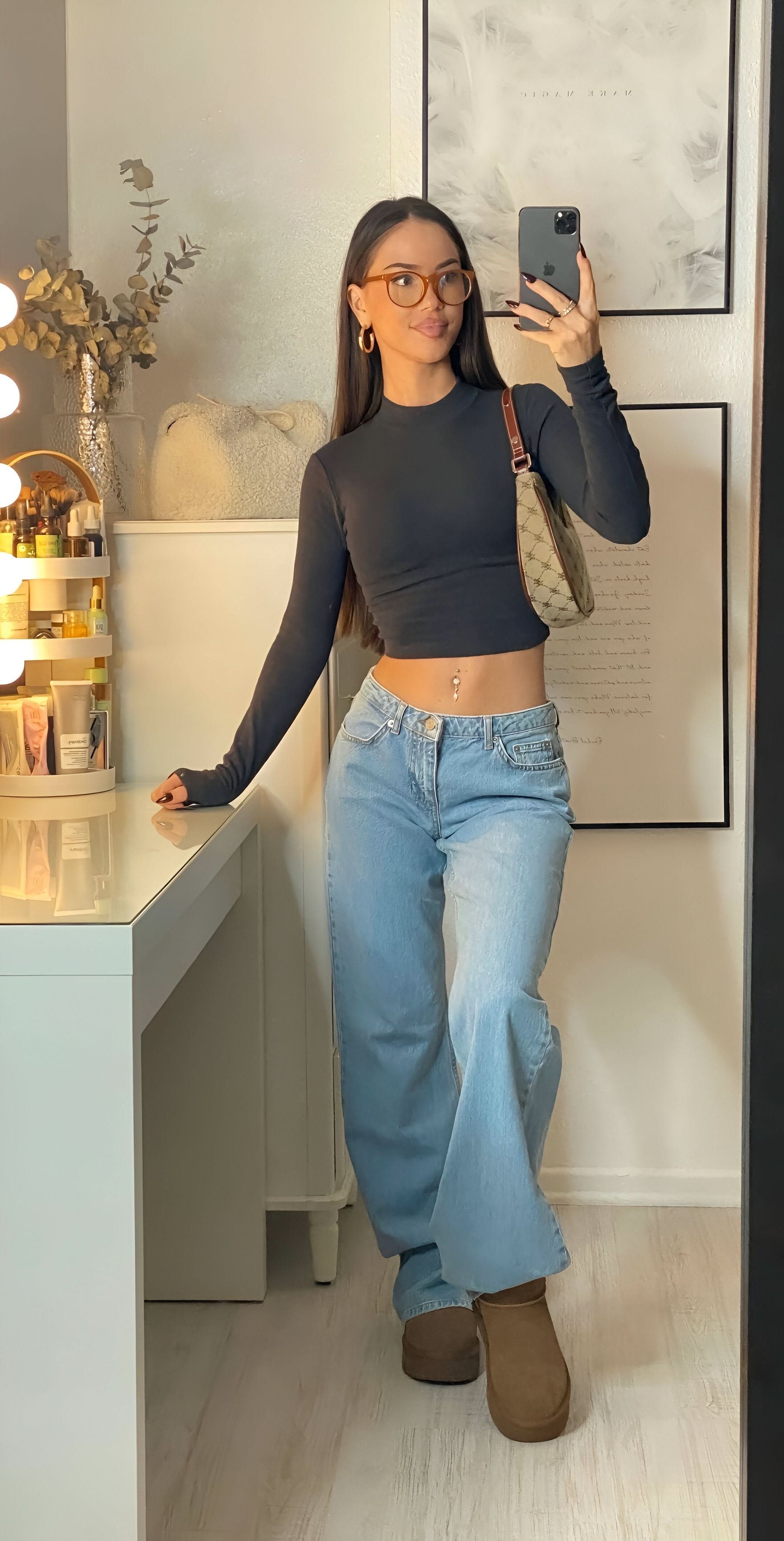 Women's Low Rise Wide Leg Full Length Jeans - product image 2