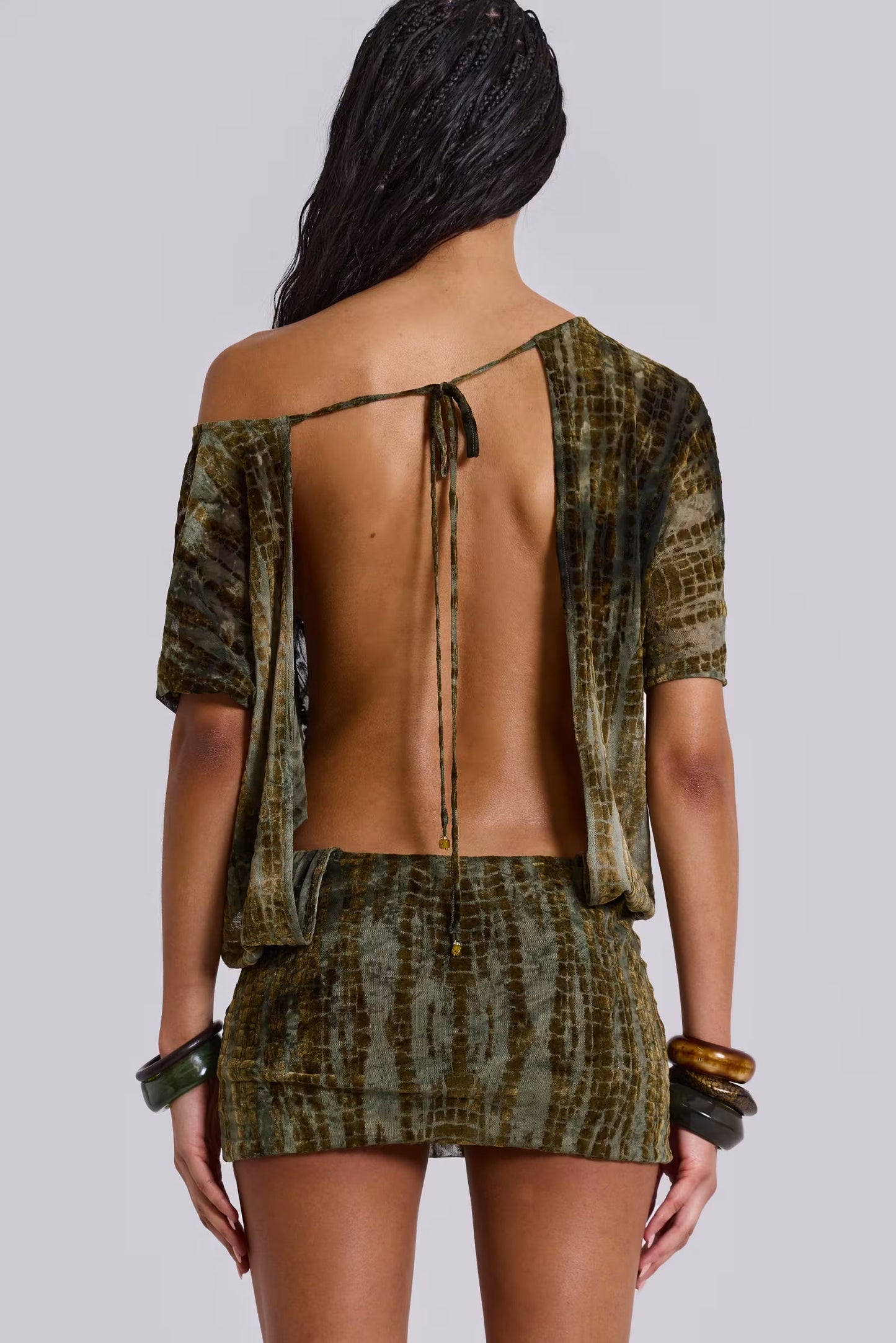 Women's Cocktail Backless Off Shoulder Mini Dress