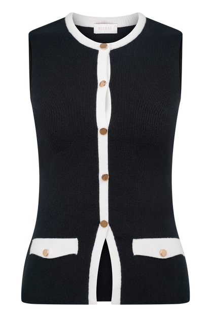 Women's Vacation Contrast Ribbed Knit Shorts Set - product image 7