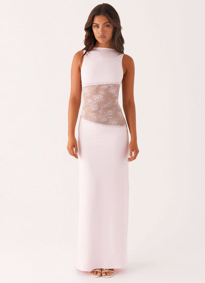 Women's Cocktail Sleeveless Lace Cutout Maxi Dress - product image 9