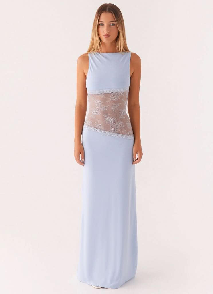 Women's Cocktail Sleeveless Lace Cutout Maxi Dress - product image 8