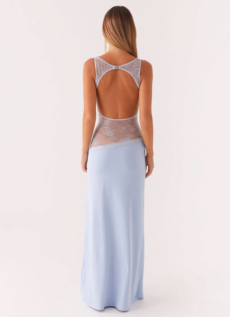 Women's Cocktail Sleeveless Lace Cutout Maxi Dress - product image 4
