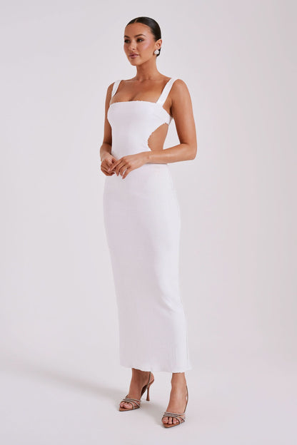 Women's Prom Sequin Square Neck Cut Out Maxi Dress - product image 7