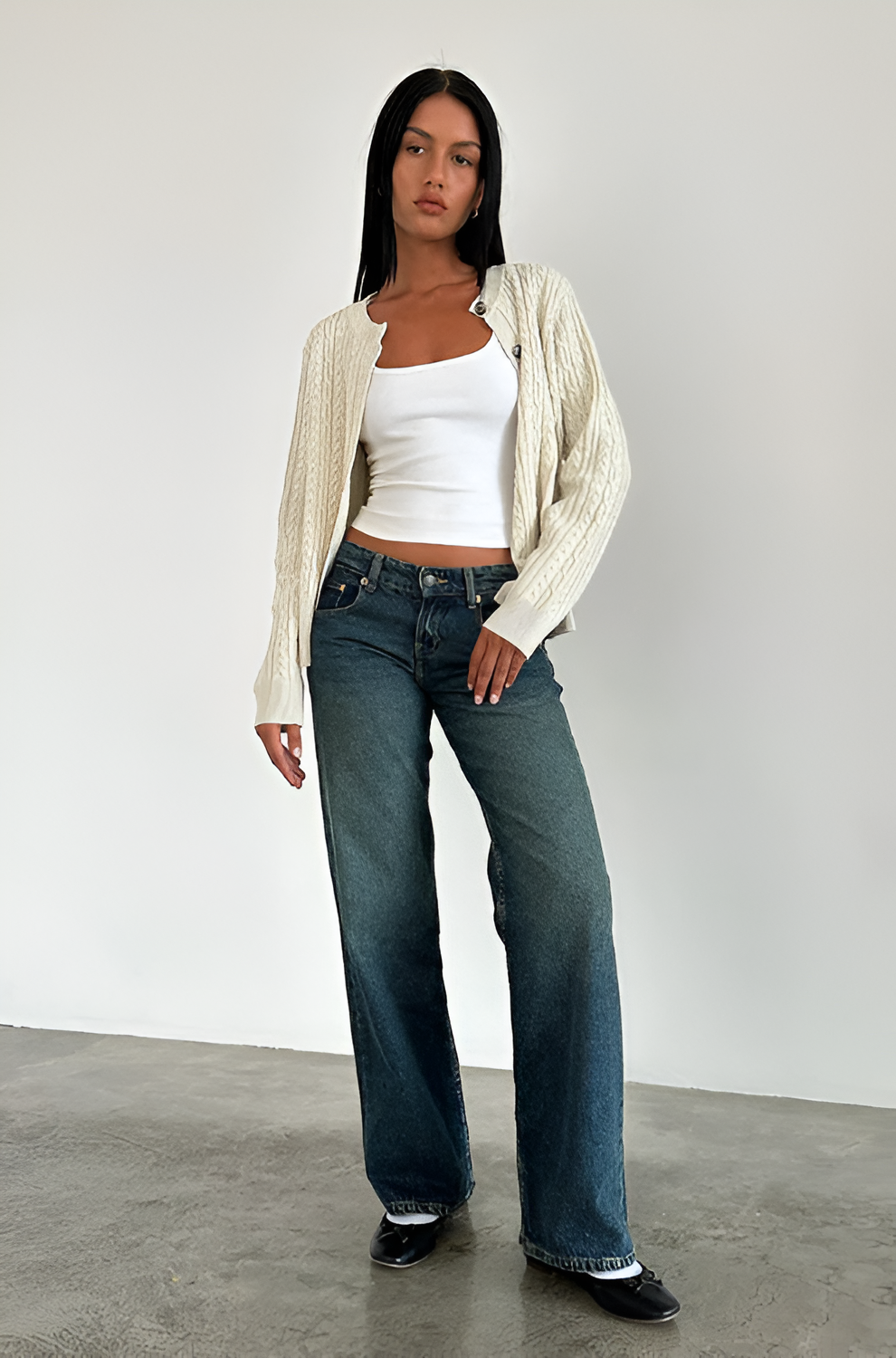 Women's Low Rise Wide Leg Full Length Jeans - product image 11