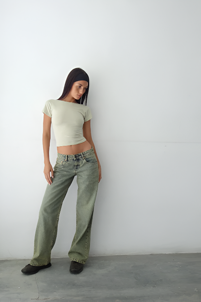Women's Low Rise Wide Leg Full Length Jeans - product image 15