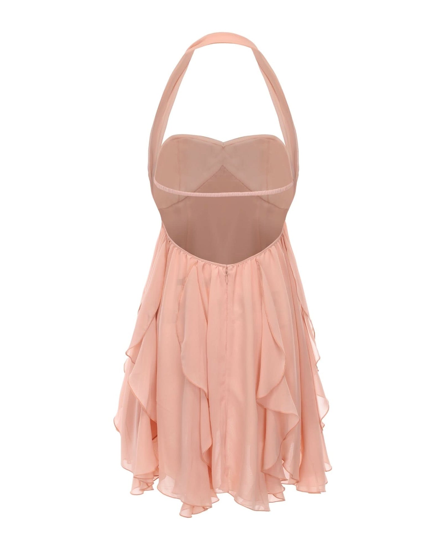 Women's Wedding Guest Floral Halter Mini Dress - product image 9