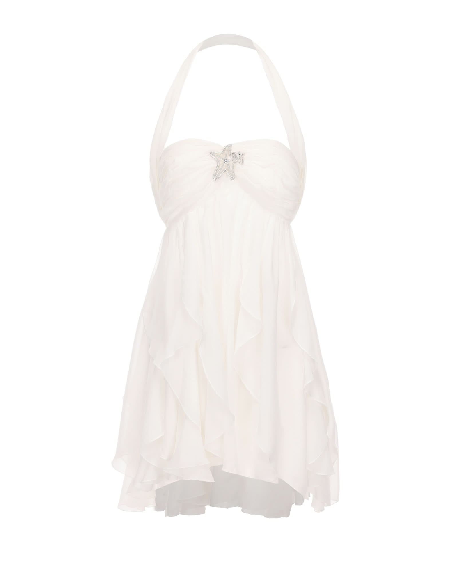Women's Wedding Guest Floral Halter Mini Dress - product image 11