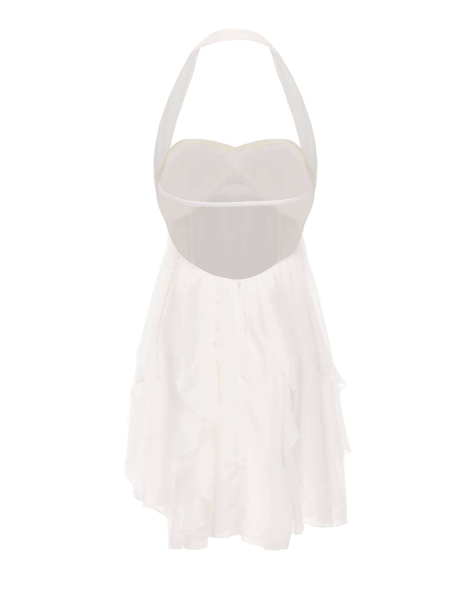 Women's Wedding Guest Floral Halter Mini Dress - product image 12