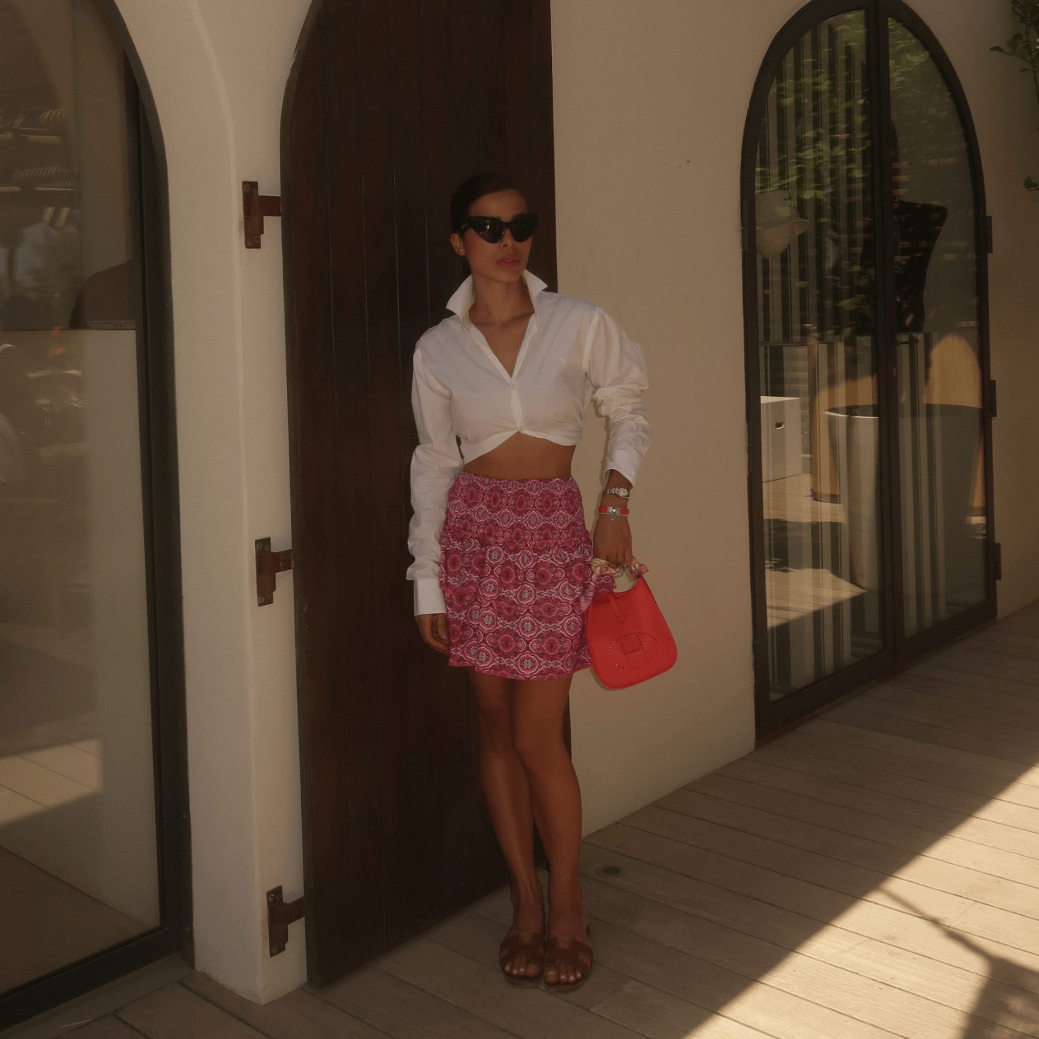 Women's Boho Print Smocked Waist Tiered Mini Skirt - product image 10