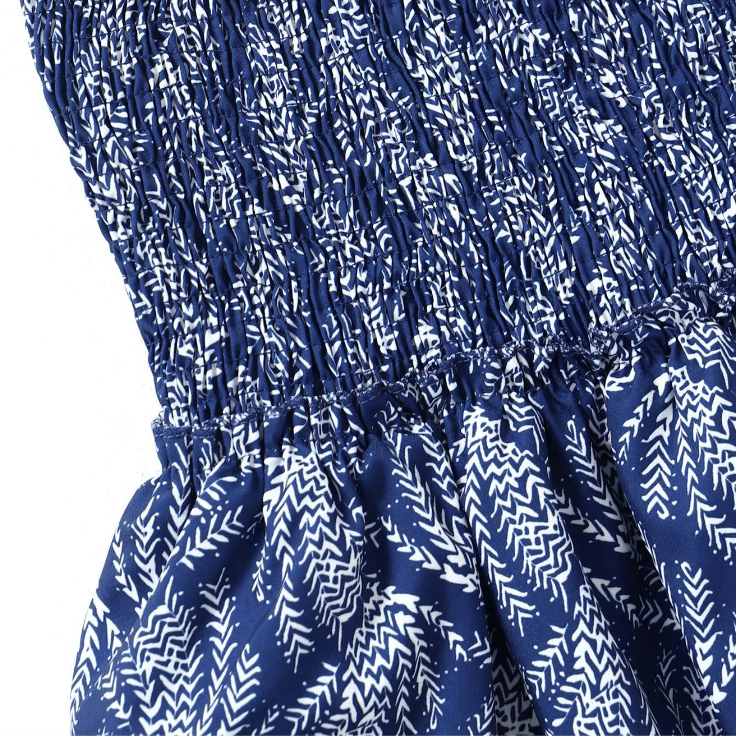 Women's Boho Print Smocked Waist Tiered Mini Skirt - product image 14