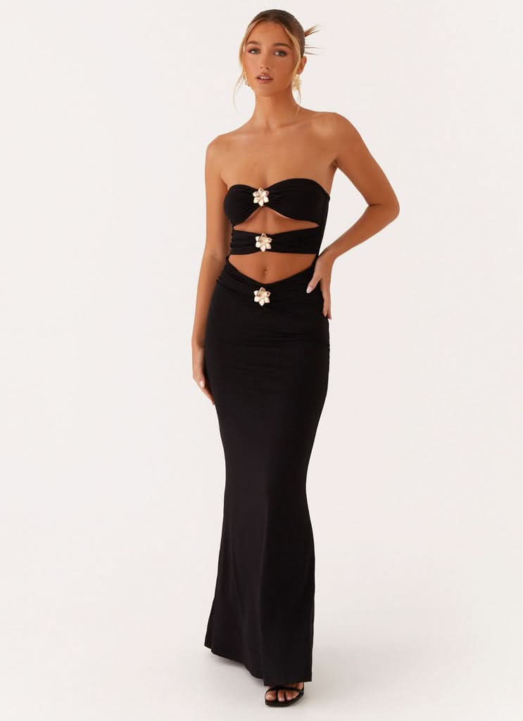 Women's Prom Strapless Cutout Bodycon Maxi Dress - product image 2