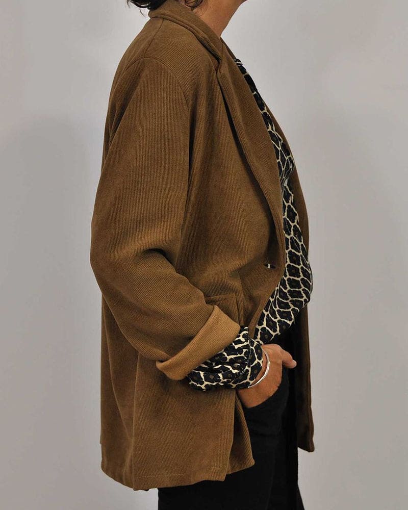 Women's Work Geometric V Neck Long Sleeve Blouse