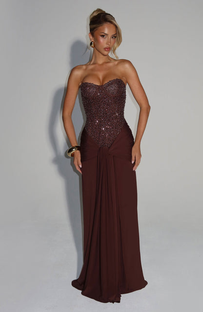Women's Prom Strapless Sweetheart Maxi Dress - product image 1